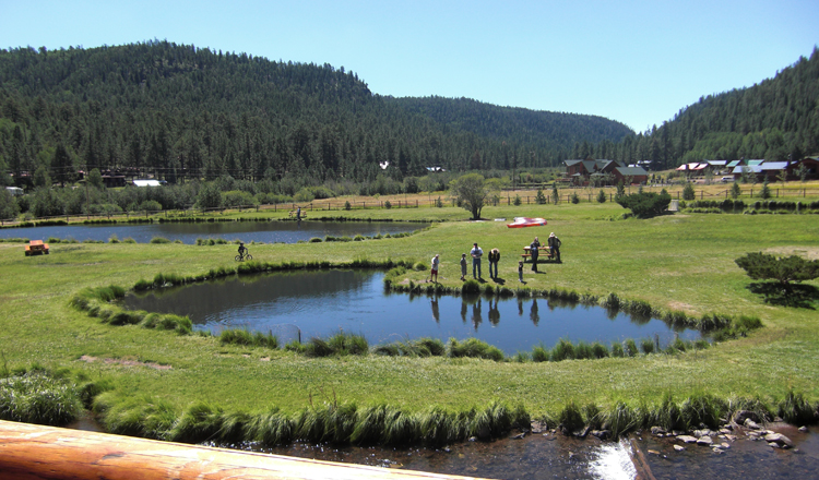 Private Trout Ponds at Greer Lodge