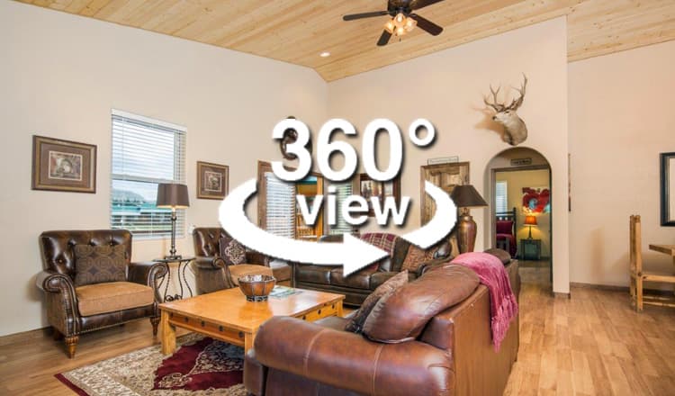 Virtual Tour for Cabin 283 Family Living Room