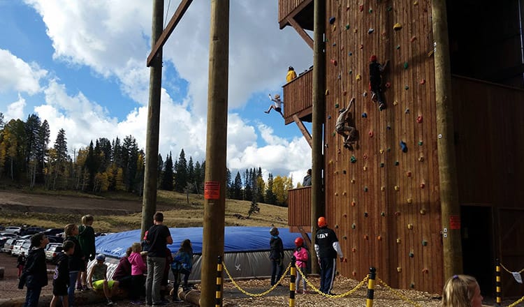 Airbag Jump at Sunrise Park Resort