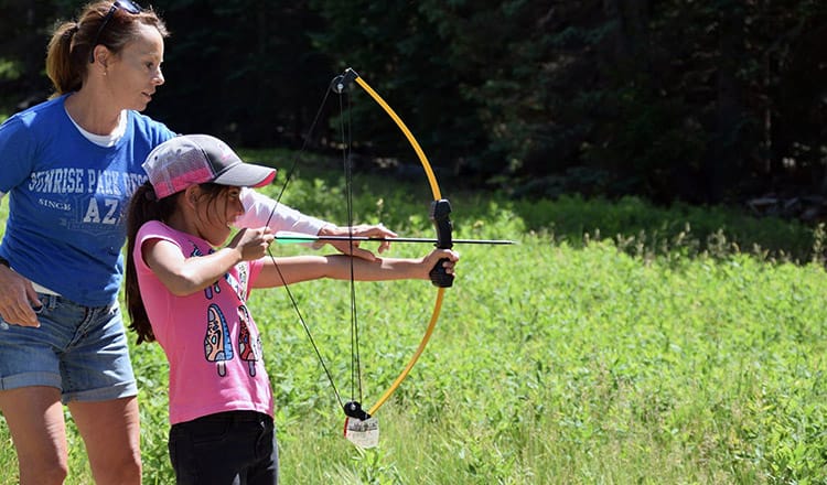 Archery Course at Sunrise Park Resort