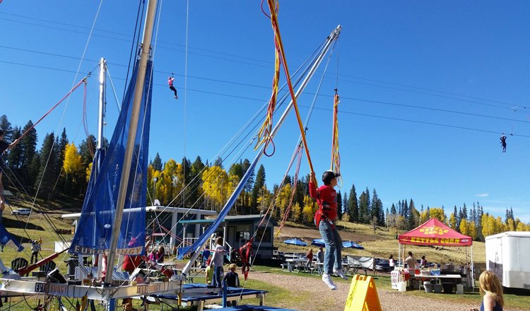 Bungee Trampoline at Sunrise Park Resort