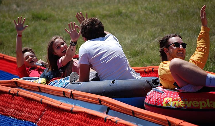 Tubing Slide at Sunrise Park Resort